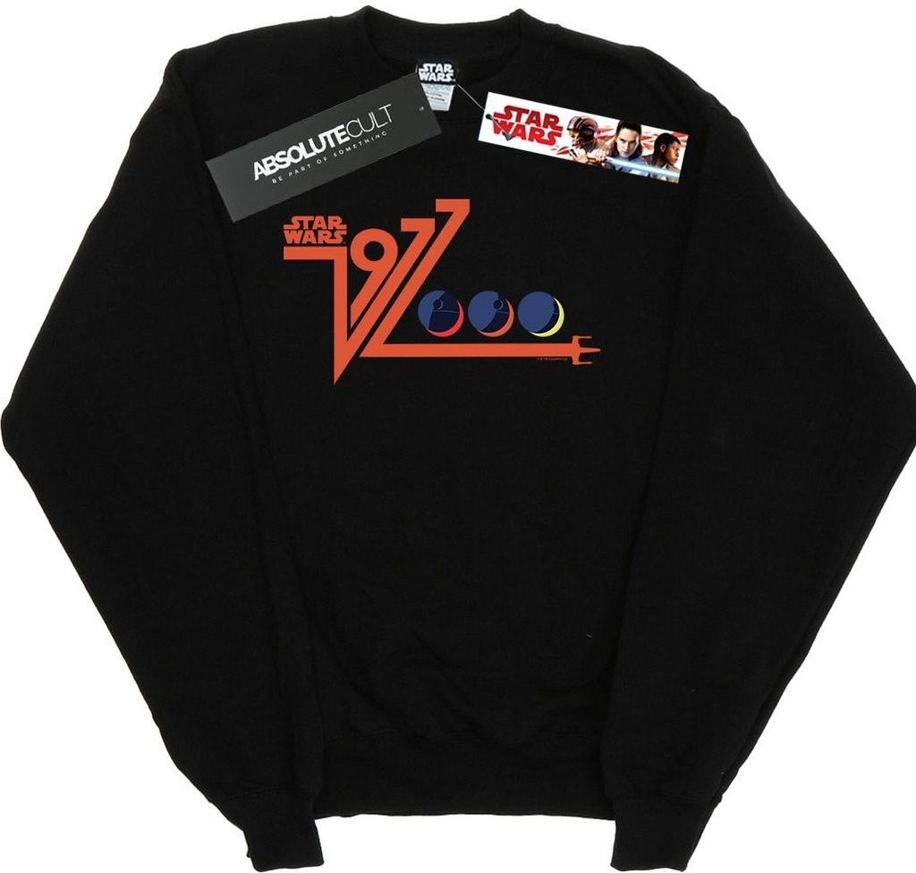 Star Wars - "1977 Death Star" Sweatshirt für Herren BI45628 (XL) (Schwarz)