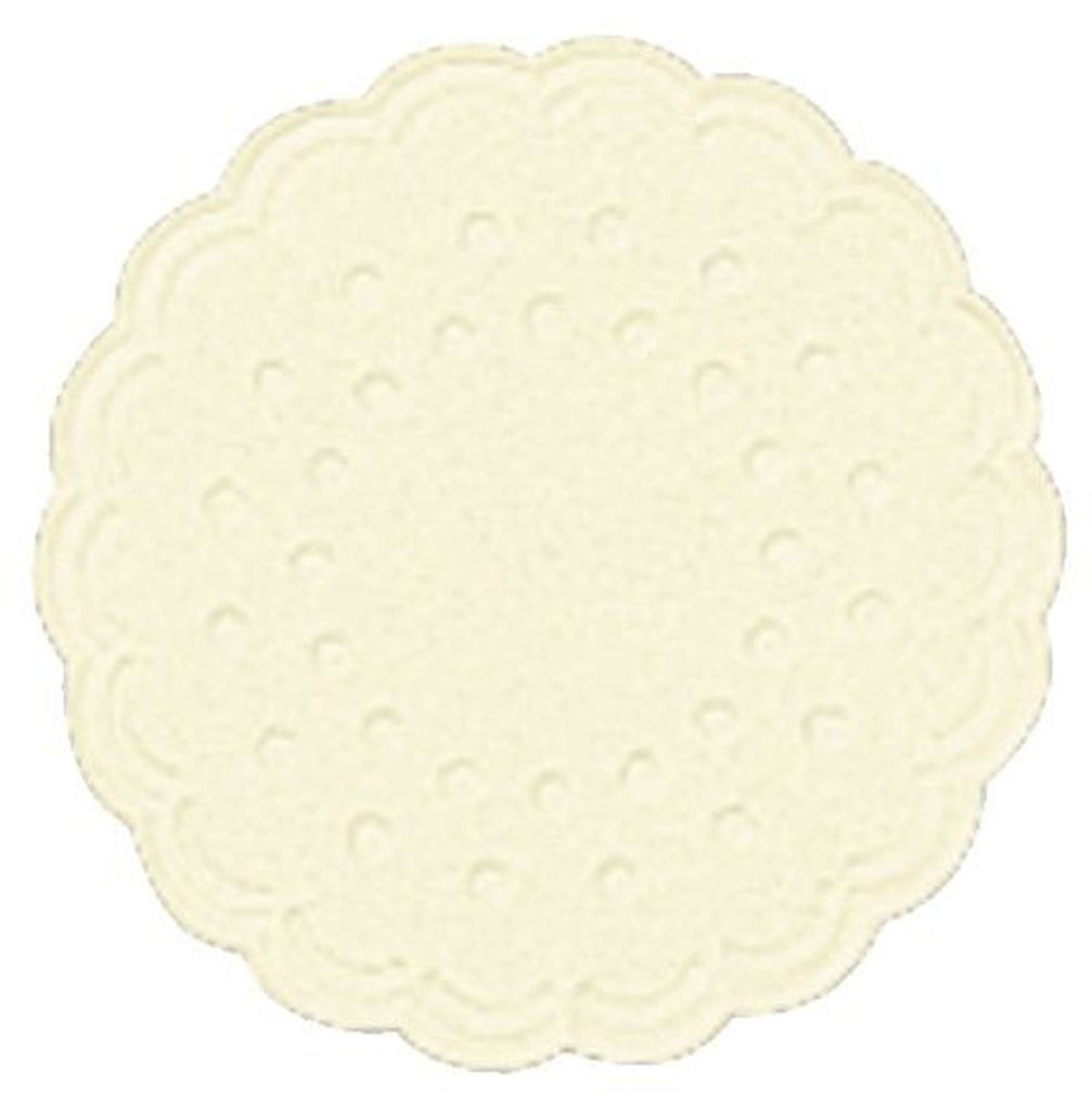 Duni Untersetzer uni champagne 7,5cm 25 Stück