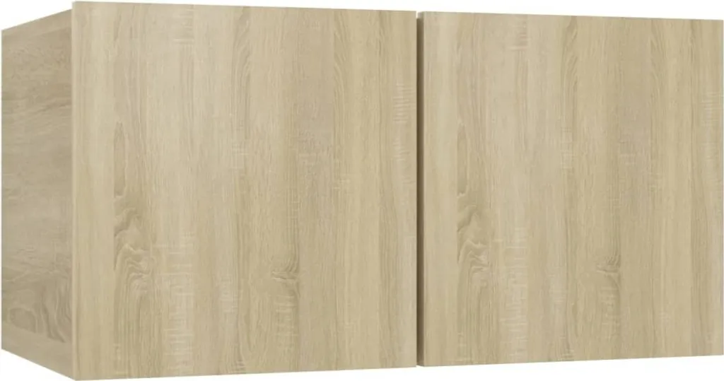 Mobile TV Sospeso Maison Exclusive 2pz Rovere Sonoma 60x30x30 cm Set - 4