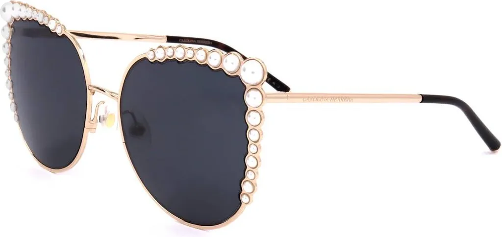 Carolina Herrera HER 0076/S Lunettes de soleil Rose Gold 58/19/145