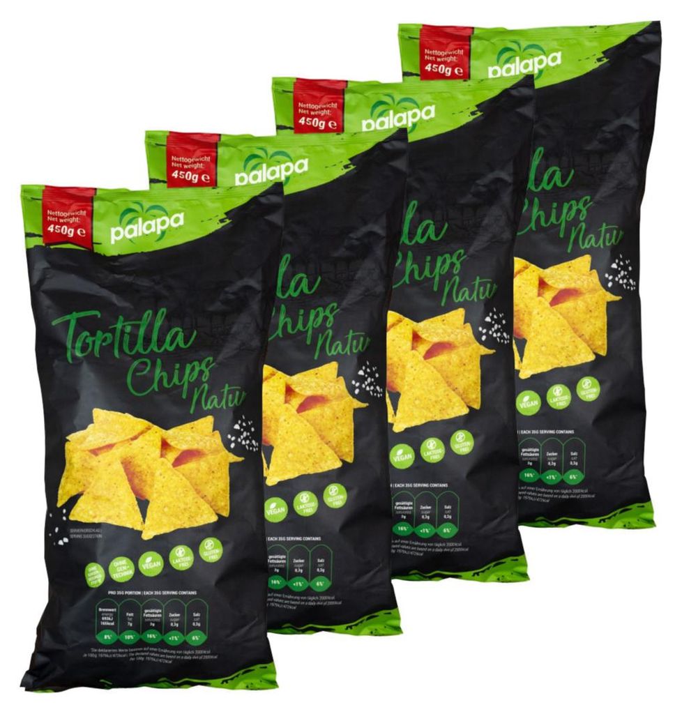 Palapa Tortilla Chips al naturale conTortilla chips di mais Immagine del prodotto 