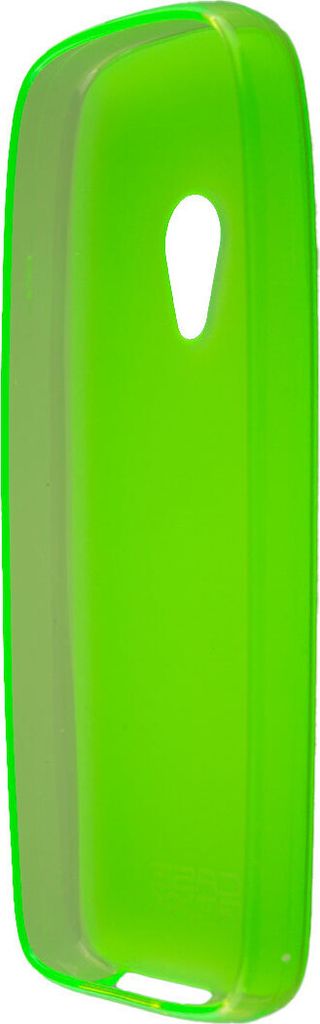 A neon green phone case is shown against a white background.