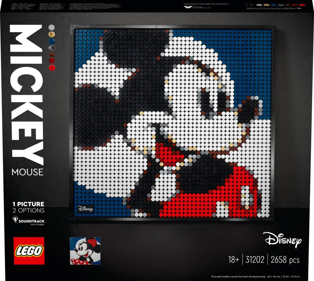 LEGO Art Disney's Mickey Mouse 31202 - Set da Costruzione, Immagine del prodotto 