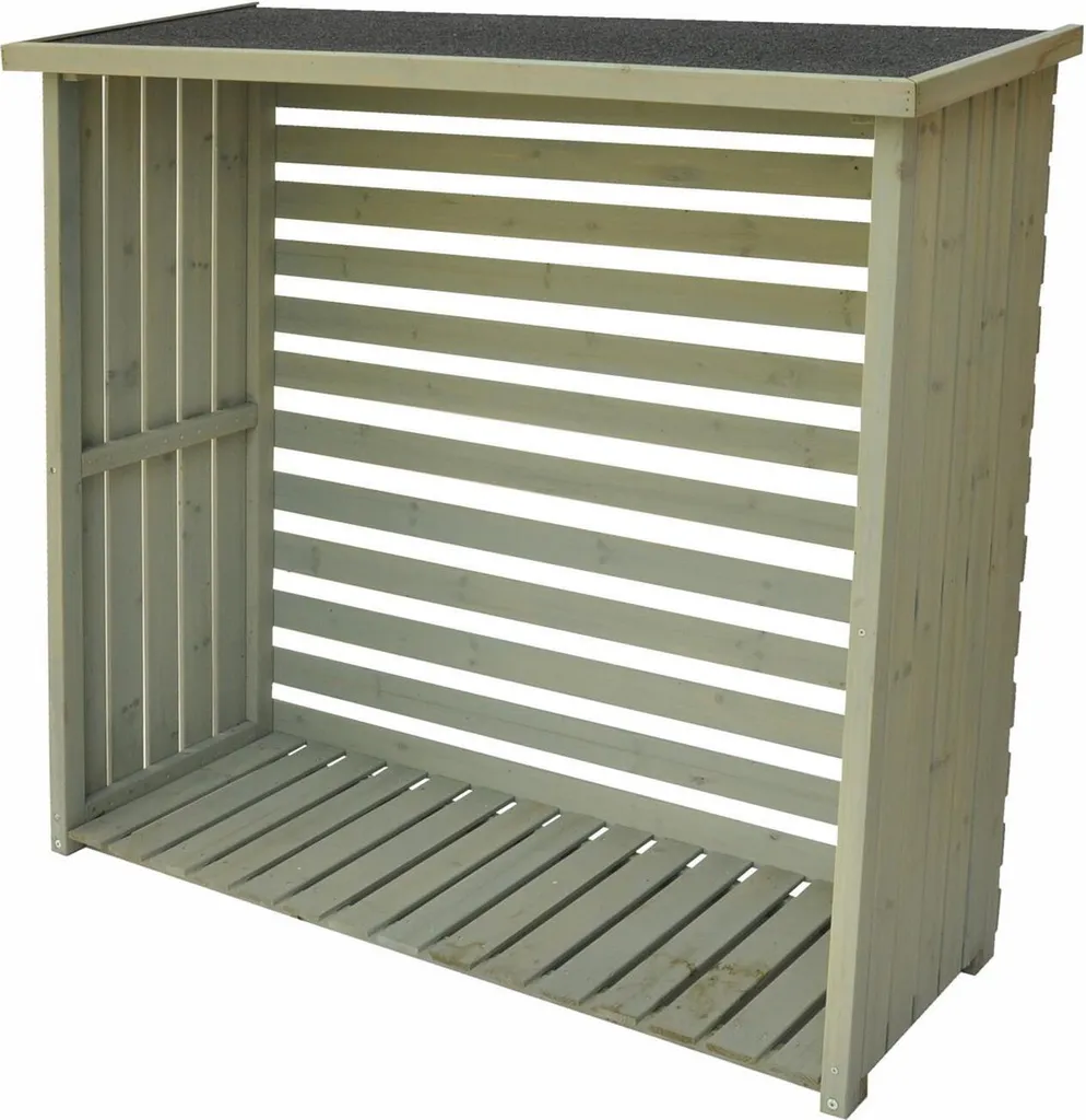 Étagère à bois 120x120 cm : fini le désordre près de la cheminée