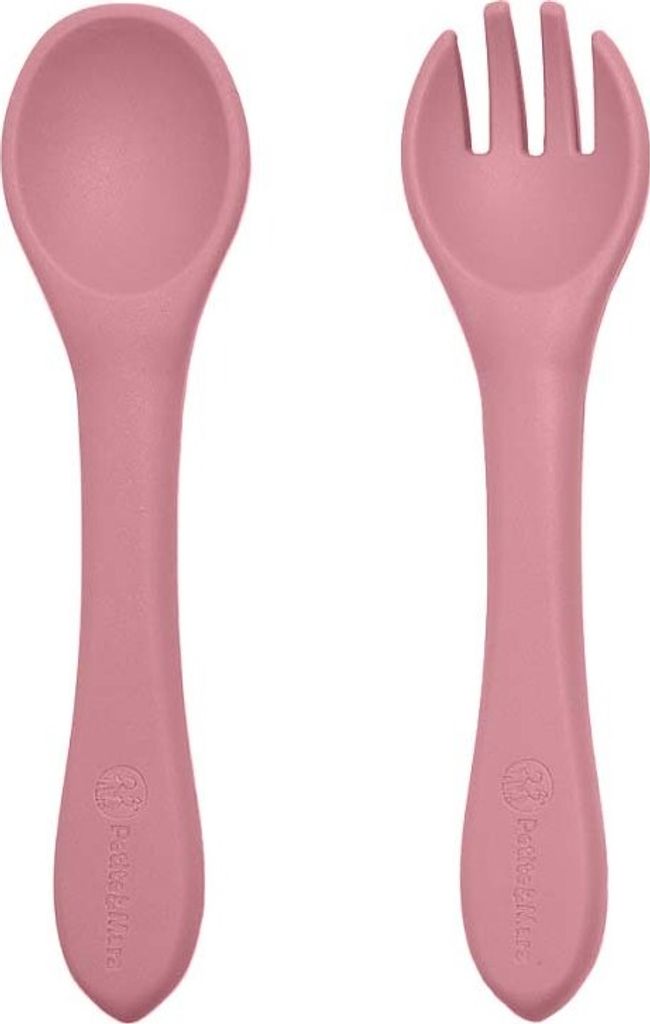 PETITE&MARS Silikon-Besteck TAKE&MATCH rosa Silikon-Besteck Produktbild 