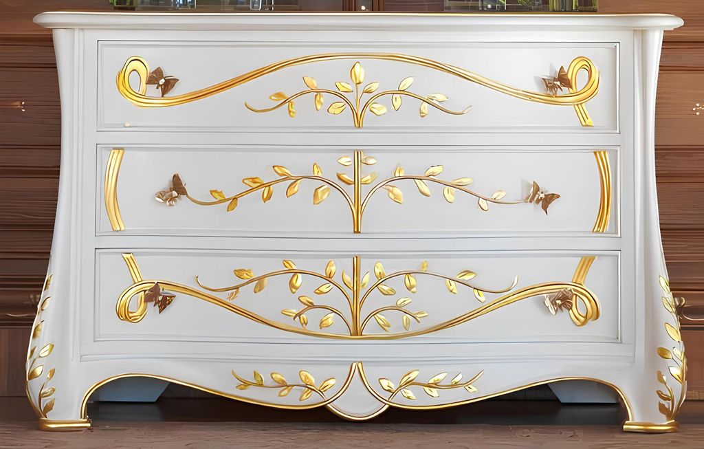 Kommode Wohnzimmer Kommoden Schubladen Holz Sideboard Schrank Schränke Massiv