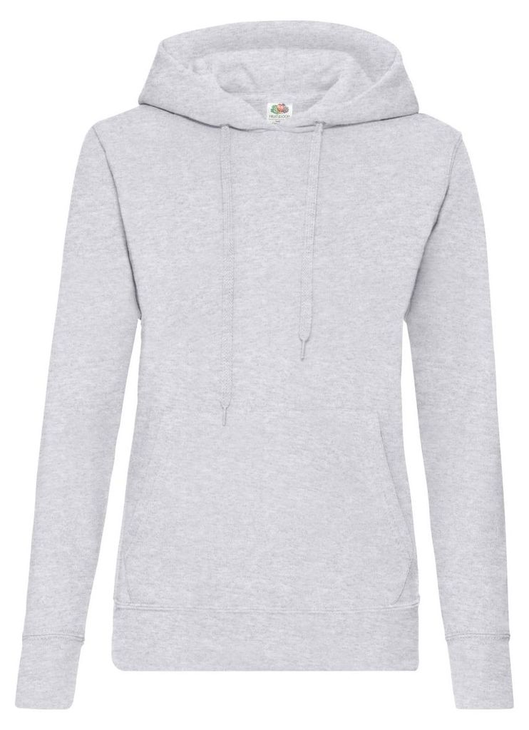 Fruit of the Loom - "Classic" Kapuzenpullover für Damen FK2981 (XXL) (Grau meliert)
