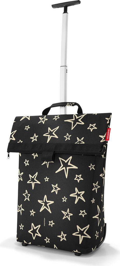 reisenthel Trolley M, Einkaufsroller, Einkaufswagen, Einkaufstrolley, Einkaufskorb, Stars, 43 L, hochwertiges Polyestergewebe, NT7046