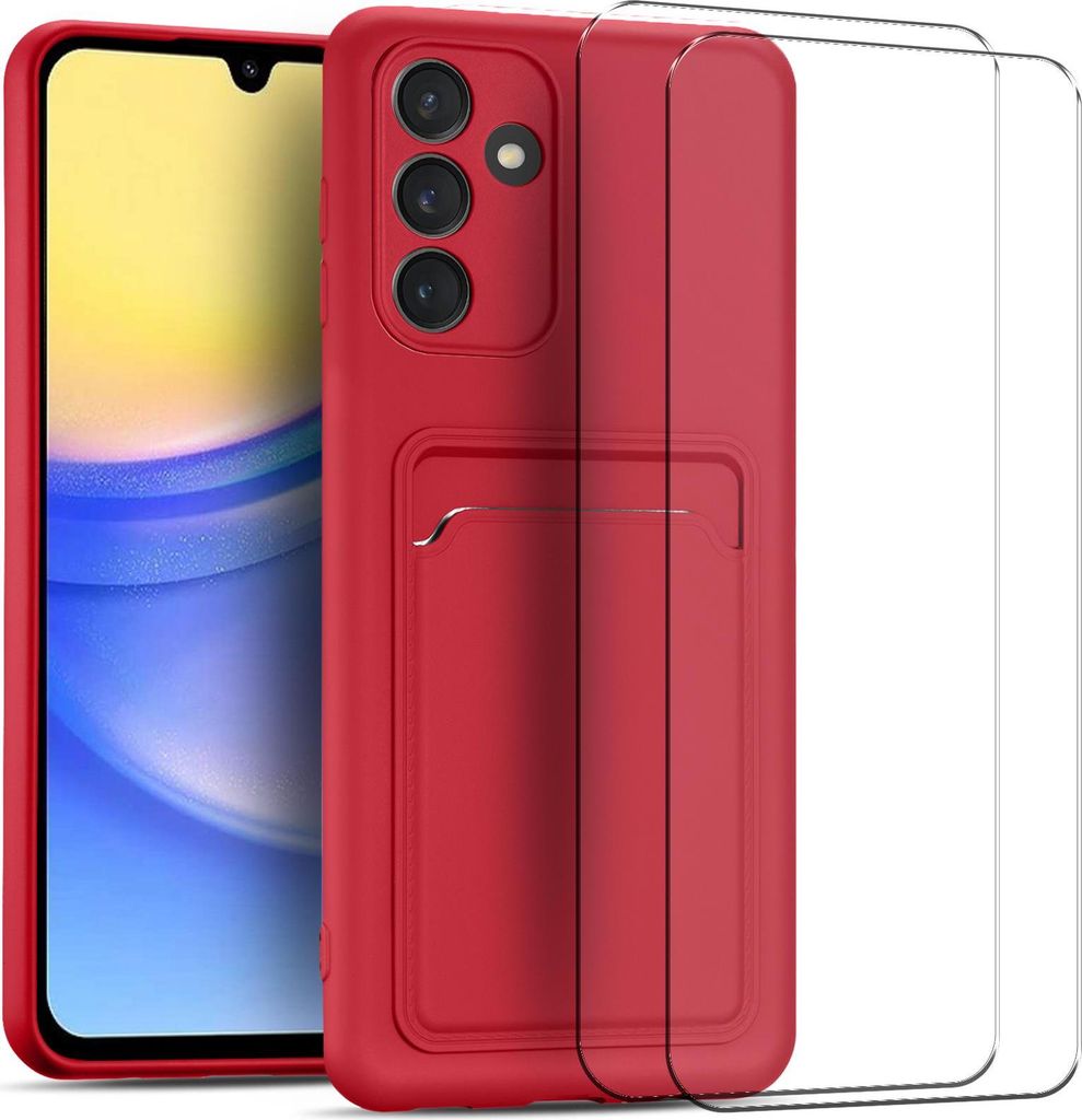 2in1 Schutz Cover Set für das Samsung Galaxy S24 Plus besteht aus 2x 9H Glas Folie Display Schutzfolie und 1x Silikon Case Schutzhülle - Hülle i...