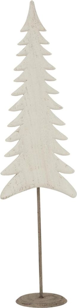 Hill Interiors - Kiefer Weihnachtsdekoration, Geweißt HI5303 (71 cm x 12 cm x 18 cm) (Weiß/Schwarz)