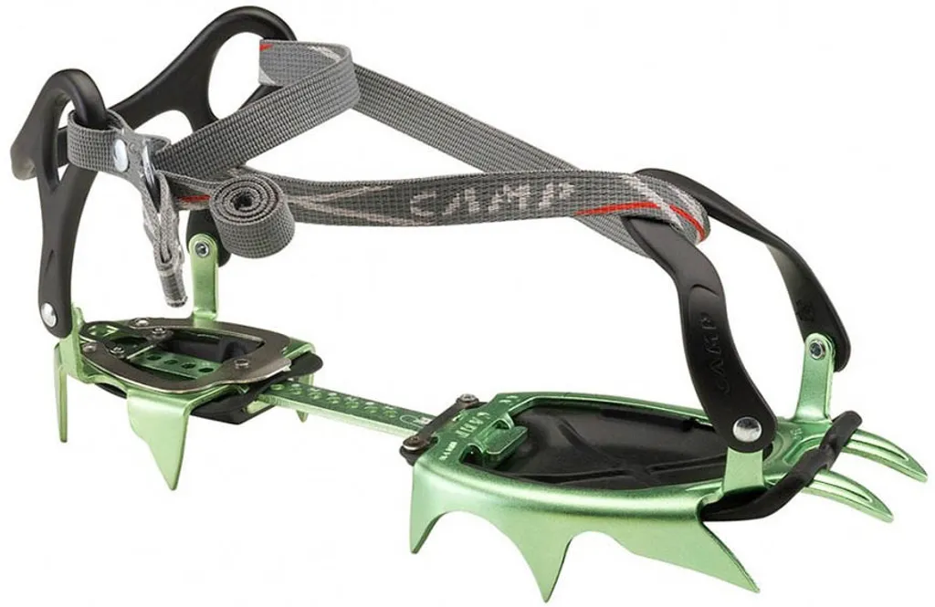 Crampons CAMP 490 universels gris : sécurisez vos sorties haute montagne