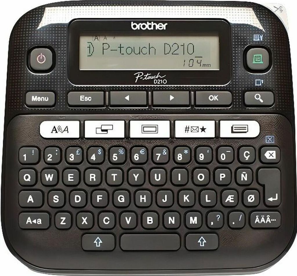 Brother PT-D210, QWERTY, Wärmeübertragung, 180 x 180 DPI, Produktbild 