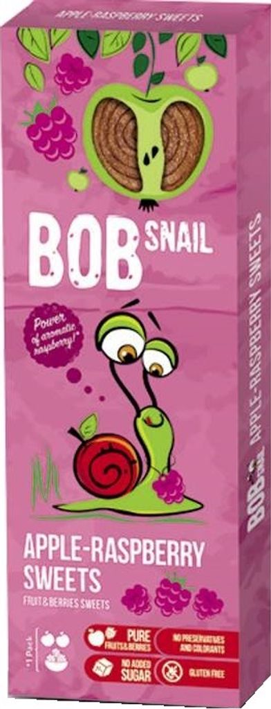 Bob Snail Przekąska owocowa Jabłko Malina 30 g Obrázek produktu 