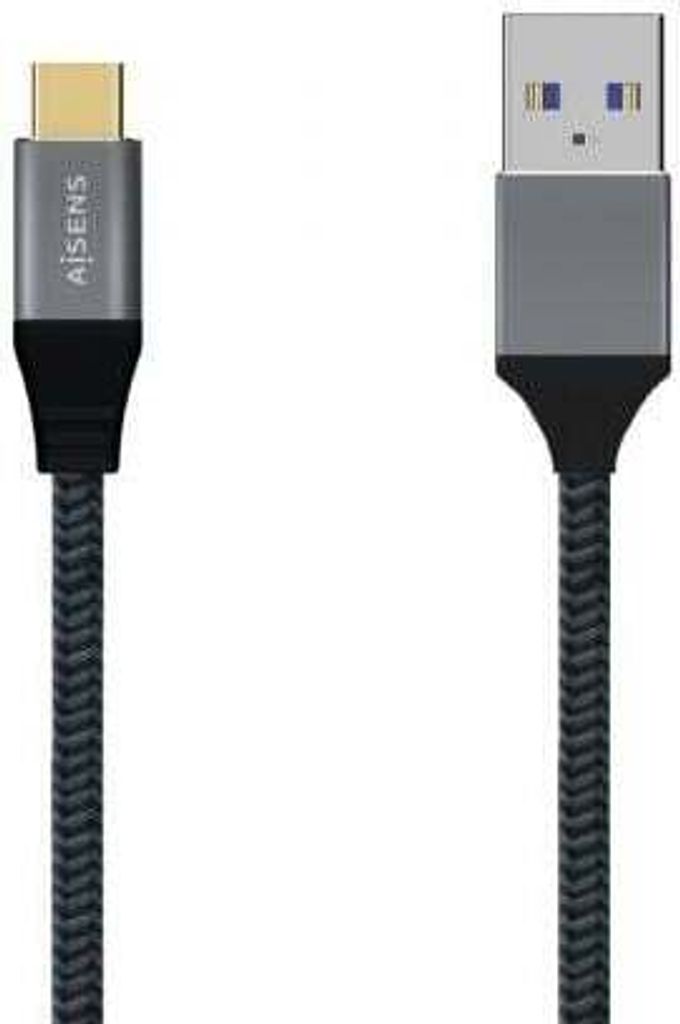 Kabel USB A an USB-C Aisens A107-0633 2 m Grau (1 Stück)