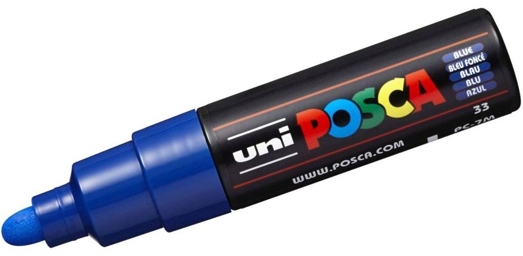 POSCA PC-7M Blau, Blau, Mehrfarbig, 1 Farben, Tinte auf Produktbild 
