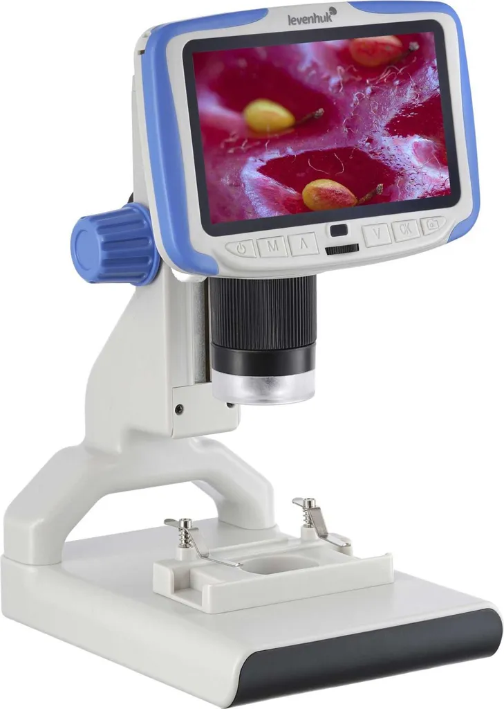 Microscope électronique LCD Levenhuk Rainbow DM500 pour étude et loisirs