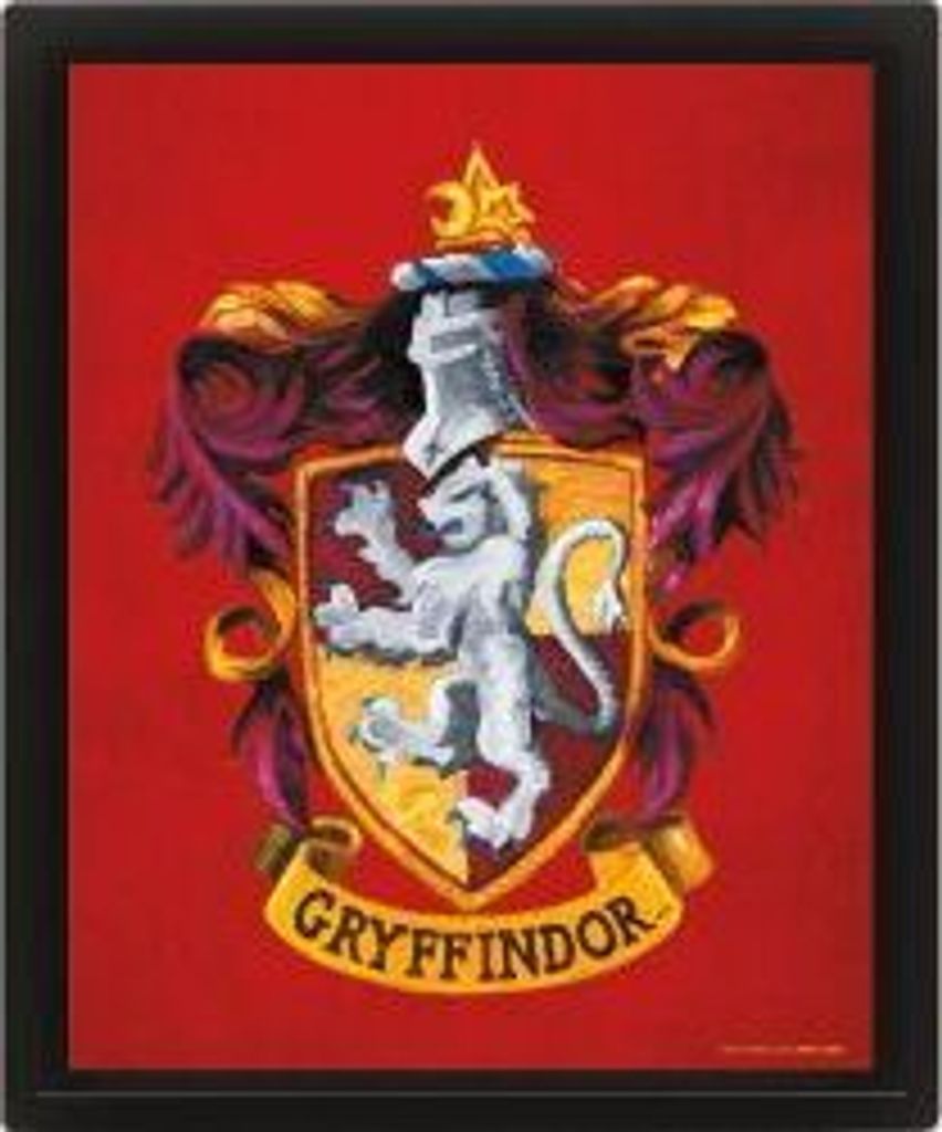 Harry Potter - Colourful Crest Gryffindor - 3D-Bild