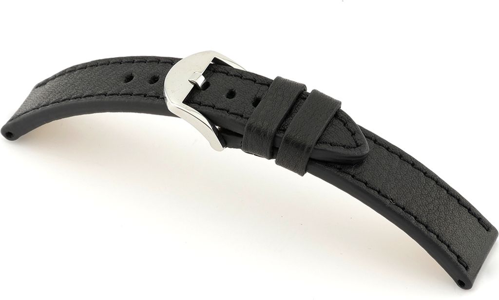 Happel Lederband Santa Fe 24 mm schwarz
