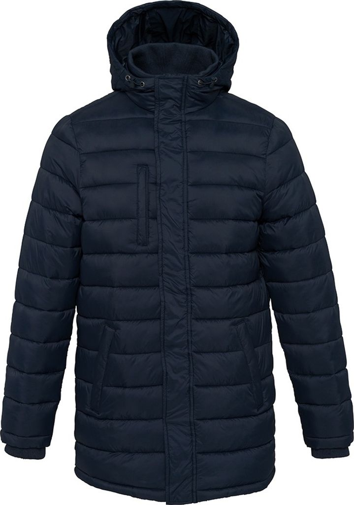 Kariban Herren Leichte Lange Stepp Parka-Jacke PC3823 (L) (Marineblau)