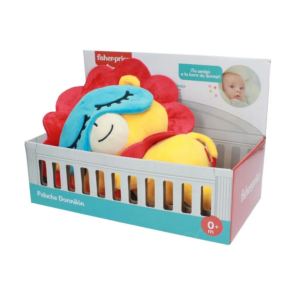 Doudou Lion en Peluche Fisher-Price 30 cm - Jouet d'Éveil Premier Âge