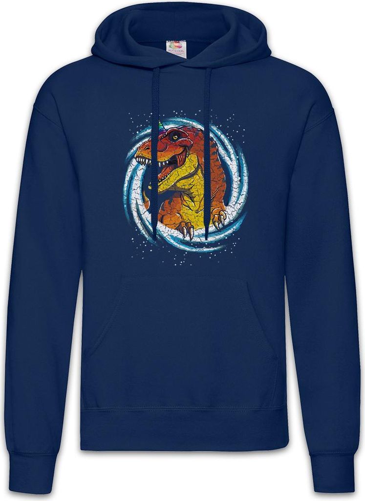 Urban Backwoods Unicorn Rex, Herren Hoodie, Farbe: Navy, Größe: S