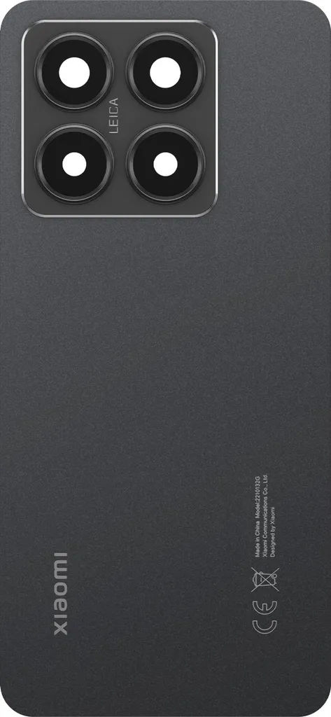 Couvercle de batterie Xiaomi 14T Clappio Noir avec adhésif pré-installé