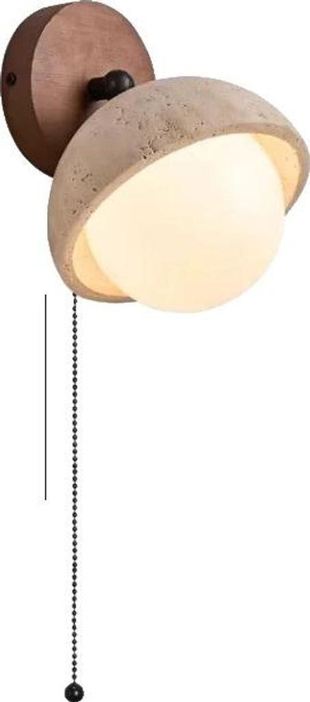 Wandleuchte, verstellbar, zeitgenössisches Design, Zugschalter, warmes Licht