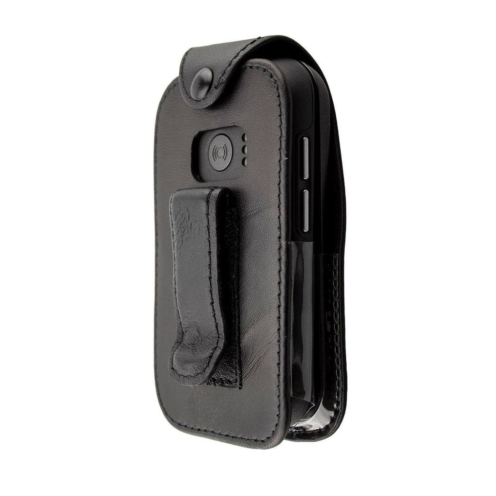 caseroxx Ledertasche mit Gürtelclip kompatibel mit Doro Produktbild 