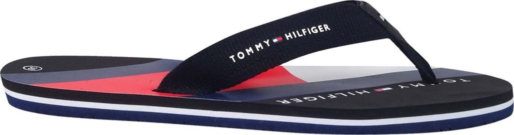 Tommy Hilfiger Schuhe Flag Print Flip Flop, T3B8322670058999