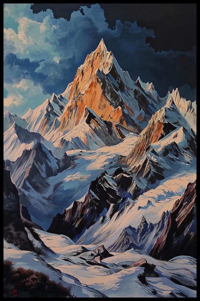 Plakat 56,6x86,4cm Majestät der Momente Hügel