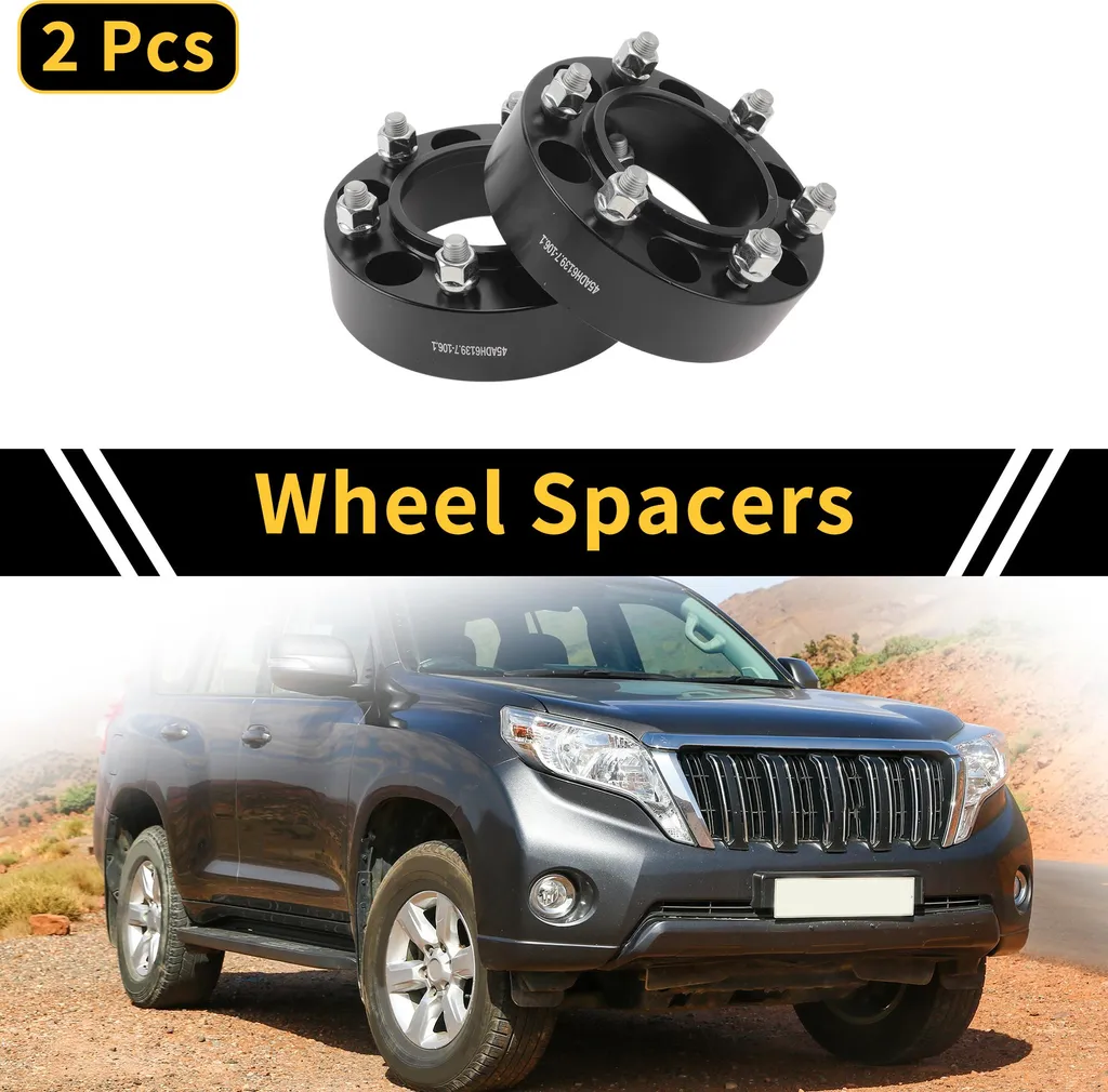 Anti-Vibration Entretoises de Roue Hubcentric 108mm Toyota Land Cruiser