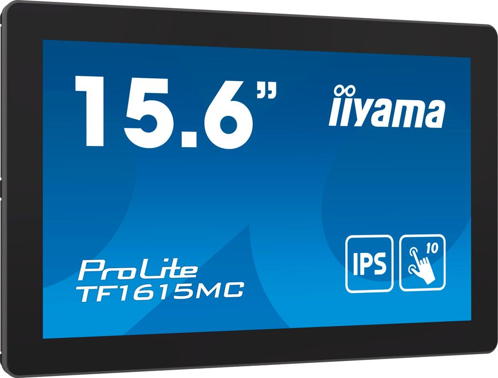IIYAMA 39.5cm (15,6") TF1615MC-B1  16:9  M-Touch VGHDMI+DP Image du produit 