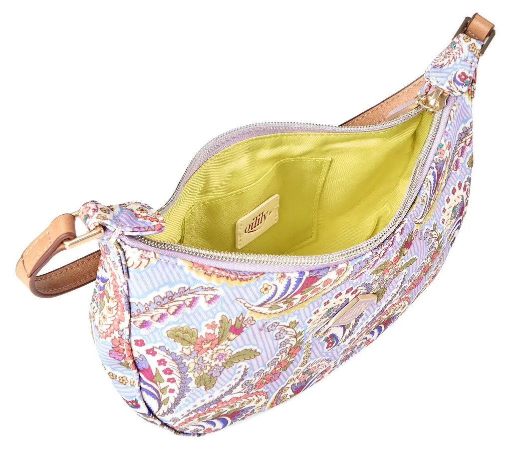 Petit sac porté épaule lilas imprimé Oilily Hemlata Shoulder Bag chic - 8