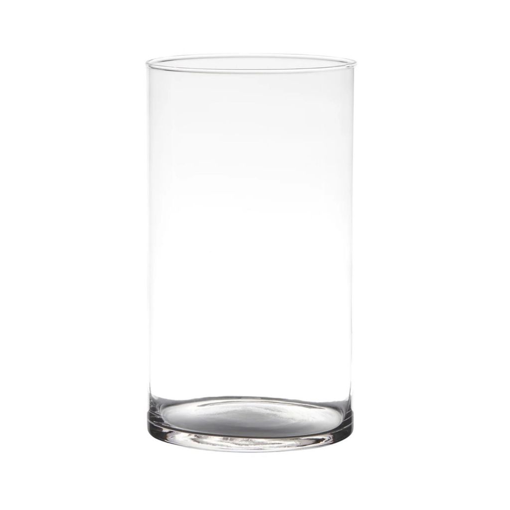 Blumenvase Neville - klar transparent - Glas - 16 x 30 cm - Produktbild 