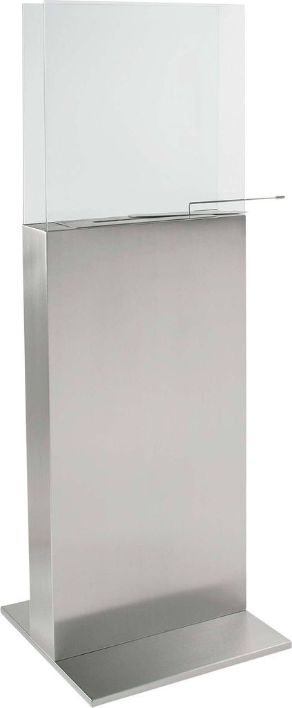 LILIMO Standkamin CATANIA A3 Fire Pit Feuertisch für Drinnen -Ethanol 45 x 126 x 12 cm