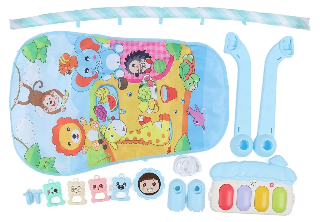 Tapis d'éveil pour bébé idéal pour stimuler la motricité à la maison