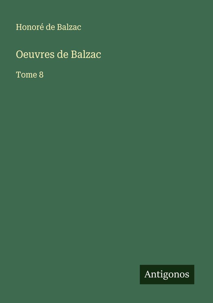 Werke von Balzac