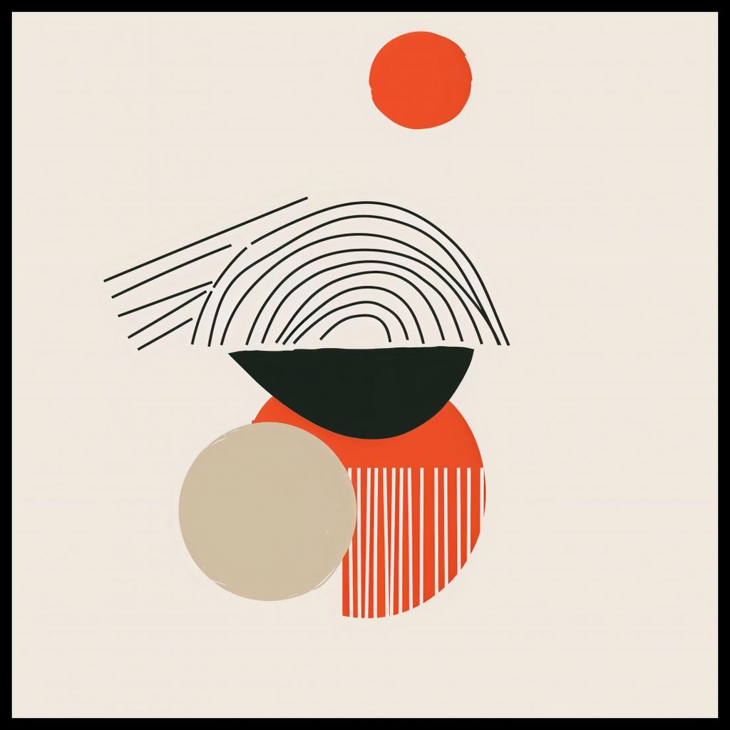 Plakat 60x60cm Zentrales Sonnenlicht