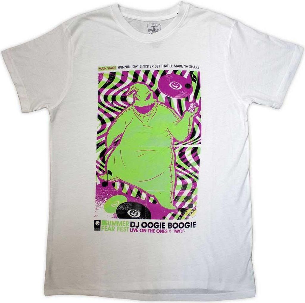 The Nightmare Before Christmas - T-Shirt für Herren/Damen Uni RO11128 (L) (Weiß)