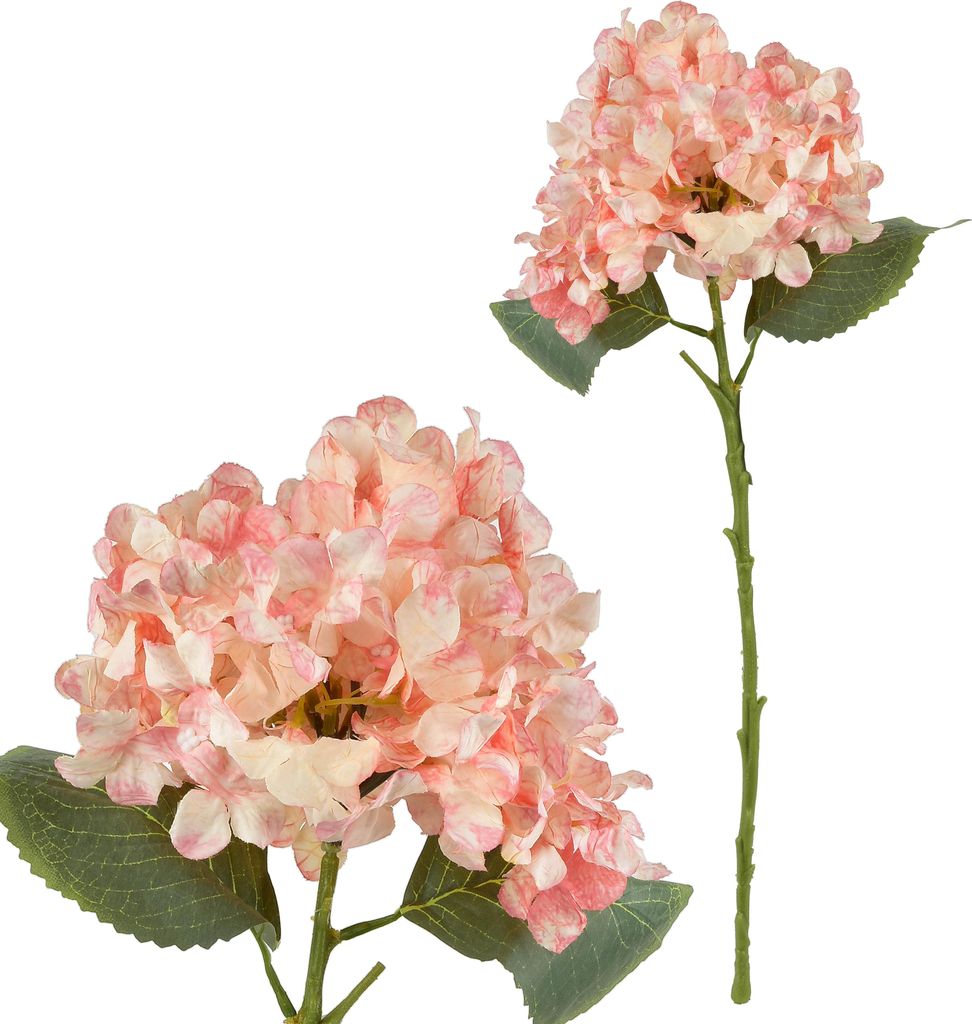 Künstliche Hortensie Kunststoff VIRIDIS 52Cmaw25 52 cm Mehrfarbig 1 Stück
