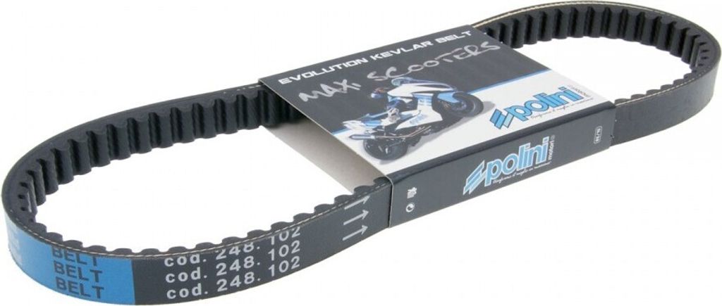 Keilriemen Polini Polyamid Maxi Belt für SYM Fiddle II, Jet Produktbild 