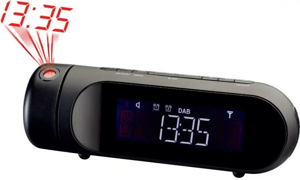 Réveil Majestic RS 119P DAB Noir : Plus de Grésillements avec le Tuner DAB+