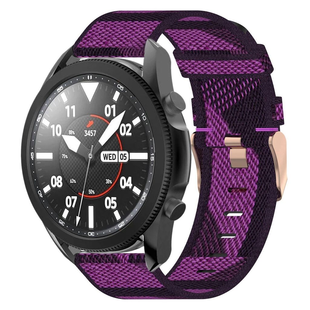 Für Samsung Galaxy Watch FE 6 5 4 Normal Pro Classic alle Größen Gewebtes Nylon Band
