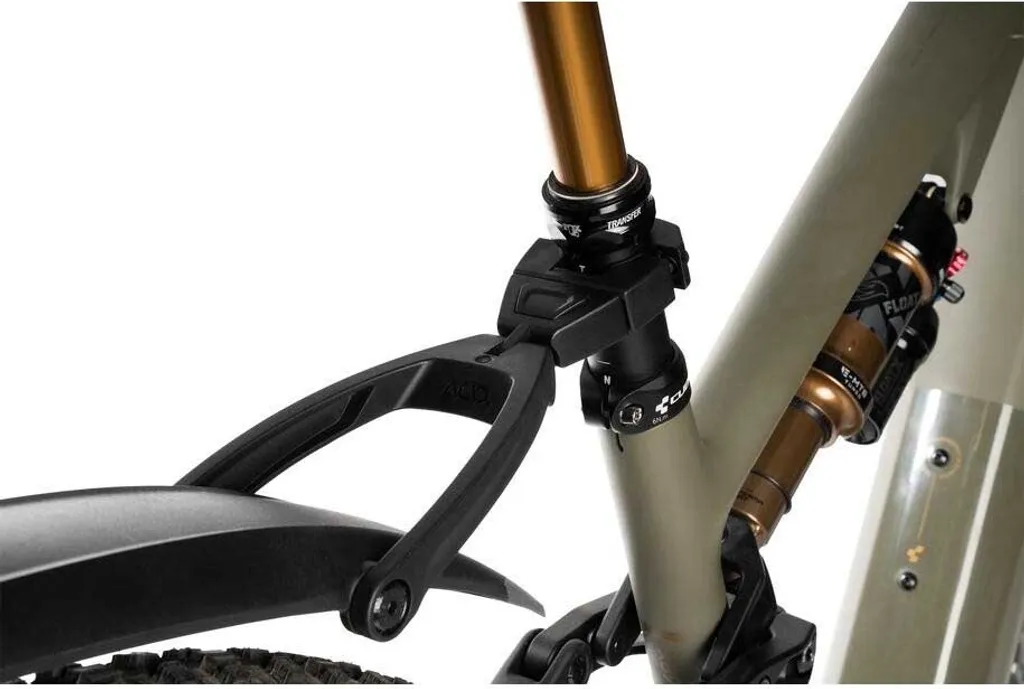 Solution anti-boue : Garde-boue arrière Acid Vane Pro Click Argent VTT