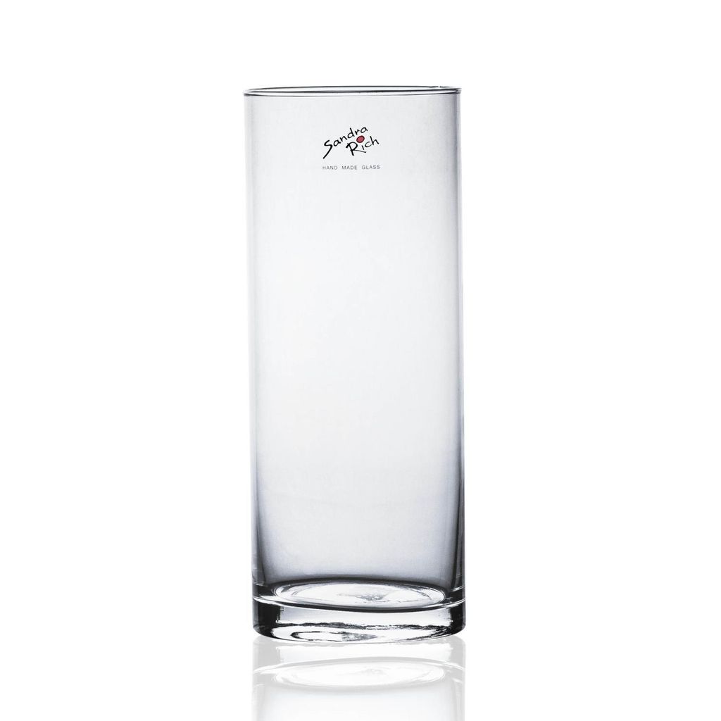 Glasvase, Dekoglas CYLI zylindrisch rund H. 25cm D. 10cm Produktbild 