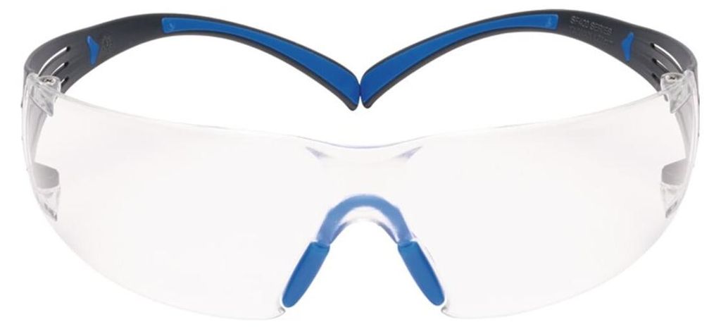 3M 7100148074, Sicherheitsbrille, Blau, Grau, Transparent, Produktbild 