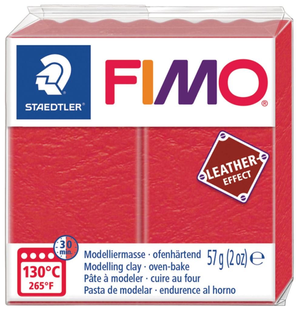 STAEDTLER Modelliermasse Fimo Leder effect wassermelone Image du produit 
