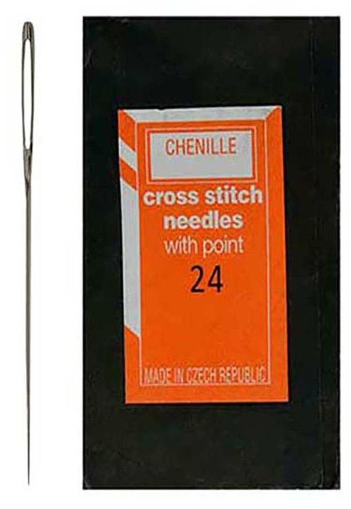 25 Sticknadeln mit Spitze 24