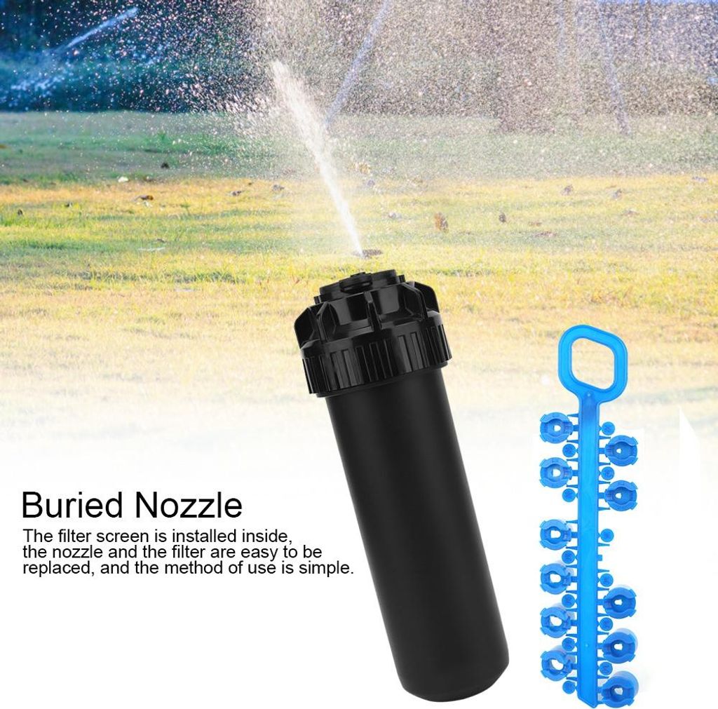 Gartenbewässerungswerkzeug Eingegrabener rotierender Sprühkopf Sprinkler Innengewinde G3/4"