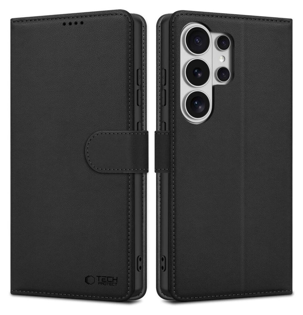 Tech-Protect Brieftaschenhülle für Samsung Galaxy S26 Ultra – Schwarz Handyhülle